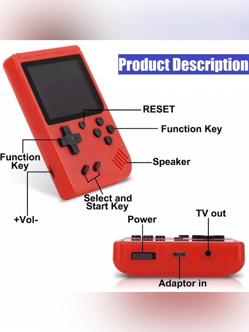 Game Box Plus Handheld Portable Console Digital Gaming System - New In Box - Picture 2 of 4